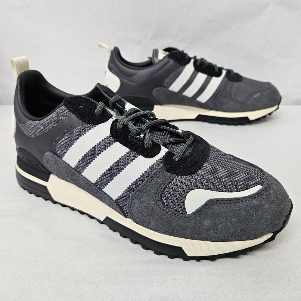 Adidas Originals ZX 700 HD Retro Sneakers H01851 Grey White Men's Size 10.5